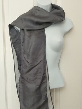 Handong Silk Scarf From Vietnam, Reversible, New!